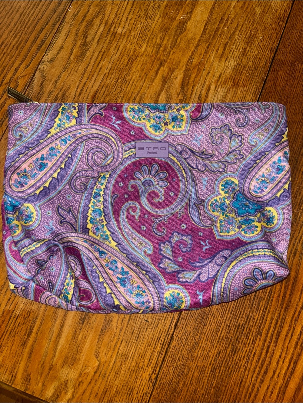 Etro Made in Italy 🇮🇹 Paisley Travel 🧳 Pouch 👝 12 x 8”